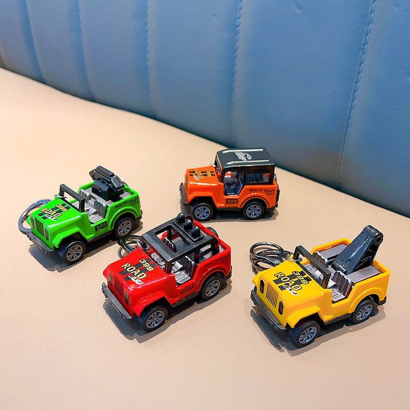 Wholesale Jeep Model Plastic Keychain
